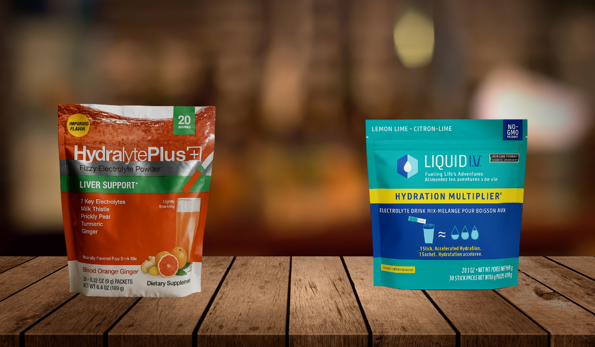 Comparing Hydralyte and Liquid IV